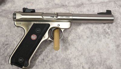 Ruger Mark III Stainless .22 LR Target 5