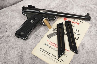 Ruger MK II Target Blued .22LR 7