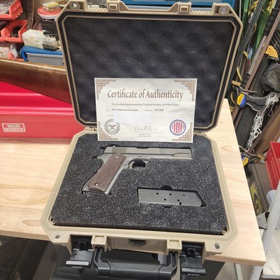 USGI 1911 A1 CMP Service grade .45 cal. semiauto pistol. manufactured 1 3/1944