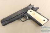 Colt Mark IV Gold Cup Nat. Match Ser. 70 .45 with genuine pre-ban elephant ivory grips!!- 5 of 14