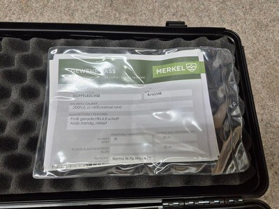 Brand New Merkel Double Rifle – .500 Nitro Express – S/N A750348 - Image 3 of 9