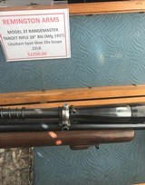 Remington Model 37 Rangemaster .22 Target Rifle with Scope and Wood Case - 11 of 13