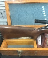 Remington Model 37 Rangemaster .22 Target Rifle with Scope and Wood Case - 2 of 13