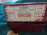 20 Ga. Reloading Set. Eureka by Union Hardware. USA ca. 1900
Never Used in Original Box! - 2 of 7
