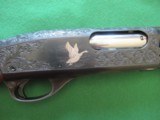 REMINGTON 870 12 ga. 3" FACTORY ENGRAVED. GOLD INLAYS. - 4 of 15