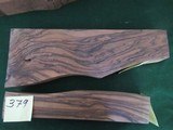 ENGLISH WALNUT TWO PIECE BLANK. HEAVY DARK MARBLING. BEAUTIFUL! - 2 of 2