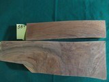 BLACK WALNUT TWO PIECE STOCK BLANK BURL WITH DARK MARBLING. NICE GRAIN - 3 of 4