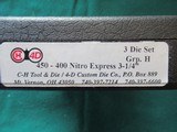 NEW C H DIE SET .450-400 3 1/4" NITRO EXPRESS - 1 of 3