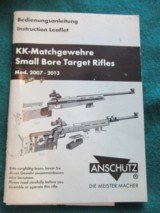 ANSCHUTZ COMPETITION .22LR TARGET RIFLE. MEISTER MODEL 2007-2013. - 8 of 11