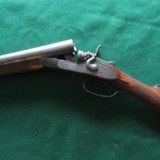 HENRY CLARKE 20 BORE CYL/IC. ENGLISH SxS. STUNNING FULL ENGRAVING - 2 of 15