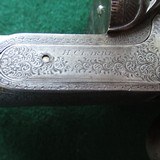 HENRY CLARKE 20 BORE CYL/IC. ENGLISH SxS. STUNNING FULL ENGRAVING - 9 of 15