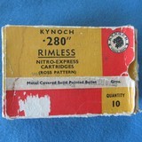 KYNOCH .280 ROSS Rimless and 9mm MAUSER, ORIGINAL VINTAGE