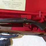 HOLLAND & HOLLAND DOUBLE ROOK RIFLE. LEATHER CASED. .300 ROOK - 3 of 15
