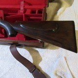 HOLLAND & HOLLAND DOUBLE ROOK RIFLE. LEATHER CASED. .300 ROOK - 4 of 15
