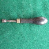 ANTIQUE ENGLISH NIPPLE WRENCH. @ 1850. EBONY HANDLE - Image 1 of 5