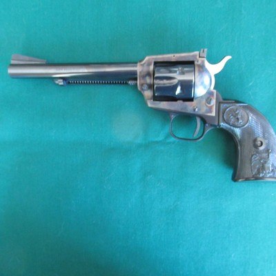 COLT NEW FRONTIER 22. BLUE & CASE COLOR. EXCELLENT - Image 5 of 9