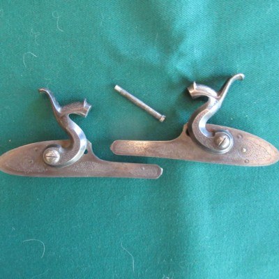 ANTIQU ENGLISH SIDELOCKS. ISAAC HOLLIS & SONS. Ca. 1890. EXCELLENT! - Image 1 of 7
