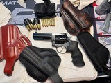 Ruger GP100 4 Inch with 4 holsters and 2 speedloaders - 2 of 10