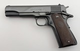COLT SUPER 38 1911 5" BARREL BLUE FINISH ORIG MAROON CHECKERED GRIPS 1969 MFD .38 SUPER