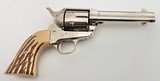UBERTI AMERICAN ARMS / UBERTI REGULATOR SINGLE ACTION 4.75" BBL STAINLESS W/ ORIG BOX .45 LONG COLT - 4 of 15