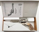 UBERTI AMERICAN ARMS / UBERTI REGULATOR SINGLE ACTION 4.75" BBL STAINLESS W/ ORIG BOX .45 LONG COLT - 1 of 15