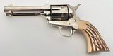 UBERTI AMERICAN ARMS / UBERTI REGULATOR SINGLE ACTION 4.75" BBL STAINLESS W/ ORIG BOX .45 LONG COLT - 3 of 15