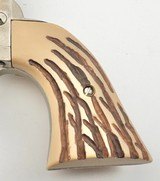 UBERTI AMERICAN ARMS / UBERTI REGULATOR SINGLE ACTION 4.75" BBL STAINLESS W/ ORIG BOX .45 LONG COLT - 5 of 15