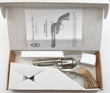 UBERTI AMERICAN ARMS / UBERTI REGULATOR SINGLE ACTION 4.75" BBL STAINLESS W/ ORIG BOX .45 LONG COLT - 1 of 15