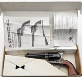 UBERTI CATTLEMAN SINGLE ACTION REVOLVER 4.75" BBL BLUE FINISH WOOD GRIPS .44-40 (.44 WCF) - 1 of 15