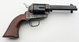 UBERTI CATTLEMAN SINGLE ACTION REVOLVER 4.75" BBL BLUE FINISH WOOD GRIPS .44-40 (.44 WCF) - 4 of 15