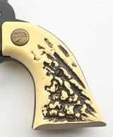 HIGH STANDARD THE MARSHAL 22 SWING OUT CYLINDER ORIGINAL FAUX STAG GRIPS .22 LR - 3 of 13