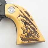 COLT FRONTIER SCOUT ' 62 4.75" BARREL FAUX STAG GRIPS .22 LR - 3 of 12