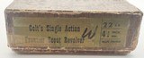 COLT FRONTIER SCOUT REVOLVER 4.75" BBL 1960 MFD ORIGINAL WOOD GRAIN BOX .22 LR - 2 of 13