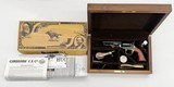 CIMARRON BLACK POWDER COLT 1849 POCKET PRES CASE, CAPS, FLASK, BULLET MOLD, TAKEDOWN WRENCH .31 CAL