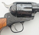 RUGER TALO NEW VAQUERO FACTORY ENGRAVED JOHN WAYNE COMMEMORATIVE 1 OF 3500 4 5/8" BBL WOOD GRIPS ORIGINAL BOX .45 LONG COLT - 10 of 15