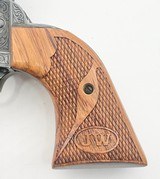 RUGER TALO NEW VAQUERO FACTORY ENGRAVED JOHN WAYNE COMMEMORATIVE 1 OF 3500 4 5/8" BBL WOOD GRIPS ORIGINAL BOX .45 LONG COLT - 6 of 15