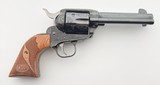 RUGER TALO NEW VAQUERO FACTORY ENGRAVED JOHN WAYNE COMMEMORATIVE 1 OF 3500 4 5/8" BBL WOOD GRIPS ORIGINAL BOX .45 LONG COLT - 5 of 15