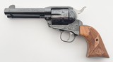 RUGER TALO NEW VAQUERO FACTORY ENGRAVED JOHN WAYNE COMMEMORATIVE 1 OF 3500 4 5/8" BBL WOOD GRIPS ORIGINAL BOX .45 LONG COLT - 4 of 15