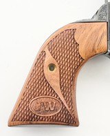 RUGER TALO NEW VAQUERO FACTORY ENGRAVED JOHN WAYNE COMMEMORATIVE 1 OF 3500 4 5/8" BBL WOOD GRIPS ORIGINAL BOX .45 LONG COLT - 9 of 15