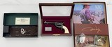 USFA UNITED STATES FIRE ARMS JOHN WAYNE RED RIVER CENTENNIAL 1873 CCH & HAND ENGRAVED 5.5" BBL PRES CASE .45 COLT TRU IVORY GRIPS - 1 of 15