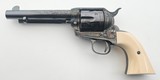 USFA UNITED STATES FIRE ARMS JOHN WAYNE RED RIVER CENTENNIAL 1873 CCH & HAND ENGRAVED 5.5" BBL PRES CASE .45 COLT TRU IVORY GRIPS - 3 of 15