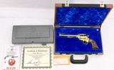 RUGER NEW MODEL SUPER BLACKHAWK NRA PROOF OF 100 MINNESOTA FULL GOLD & ENGRAVED FINISH PRESENTATION CASE & ORIGINAL BOX .44 MAG