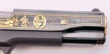 COLT 1911 AMERICA REMEMBERS VIETNAM WAR 50TH ANNIVERSARY 5" BBL GOLD/BLUE ENGRAVED 115/500 W/ PRES CASE & ORIG BOX .45 ACP 500 MADE - 11 of 15