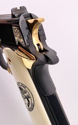 COLT 1911 AMERICA REMEMBERS VIETNAM WAR 50TH ANNIVERSARY 5" BBL GOLD/BLUE ENGRAVED 115/500 W/ PRES CASE & ORIG BOX .45 ACP 500 MADE - 13 of 15