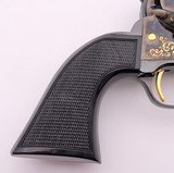 UBERTI AMERICA REMEMBERS MARTY STUART COMMEMORATIVE 26/300 CCH/BLUE GOLD INLAY/ENGRAVED W/ PRES CASE .45 COLT /300 - 10 of 15