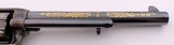 UBERTI AMERICA REMEMBERS MARTY STUART COMMEMORATIVE 26/300 CCH/BLUE GOLD INLAY/ENGRAVED W/ PRES CASE .45 COLT /300 - 12 of 15