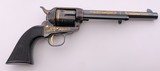 UBERTI AMERICA REMEMBERS MARTY STUART COMMEMORATIVE 26/300 CCH/BLUE GOLD INLAY/ENGRAVED W/ PRES CASE .45 COLT /300 - 6 of 15