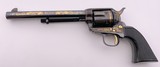 UBERTI AMERICA REMEMBERS MARTY STUART COMMEMORATIVE 26/300 CCH/BLUE GOLD INLAY/ENGRAVED W/ PRES CASE .45 COLT /300 - 5 of 15