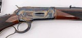 TURNBULL MODEL 1886 DELUXE LEVER VIVID CCH/BLUE 26" OCTAGON REAR PEEP GORGEOUS .45-90 - 9 of 20