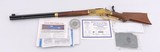 AMERICA REMEMBERS "THE SCOUTS OF THE WESTERN FRONTIER TRIBUTE" UBERTI 20/300 24K GOLD.44-40 W/ CASE AND PAPERS